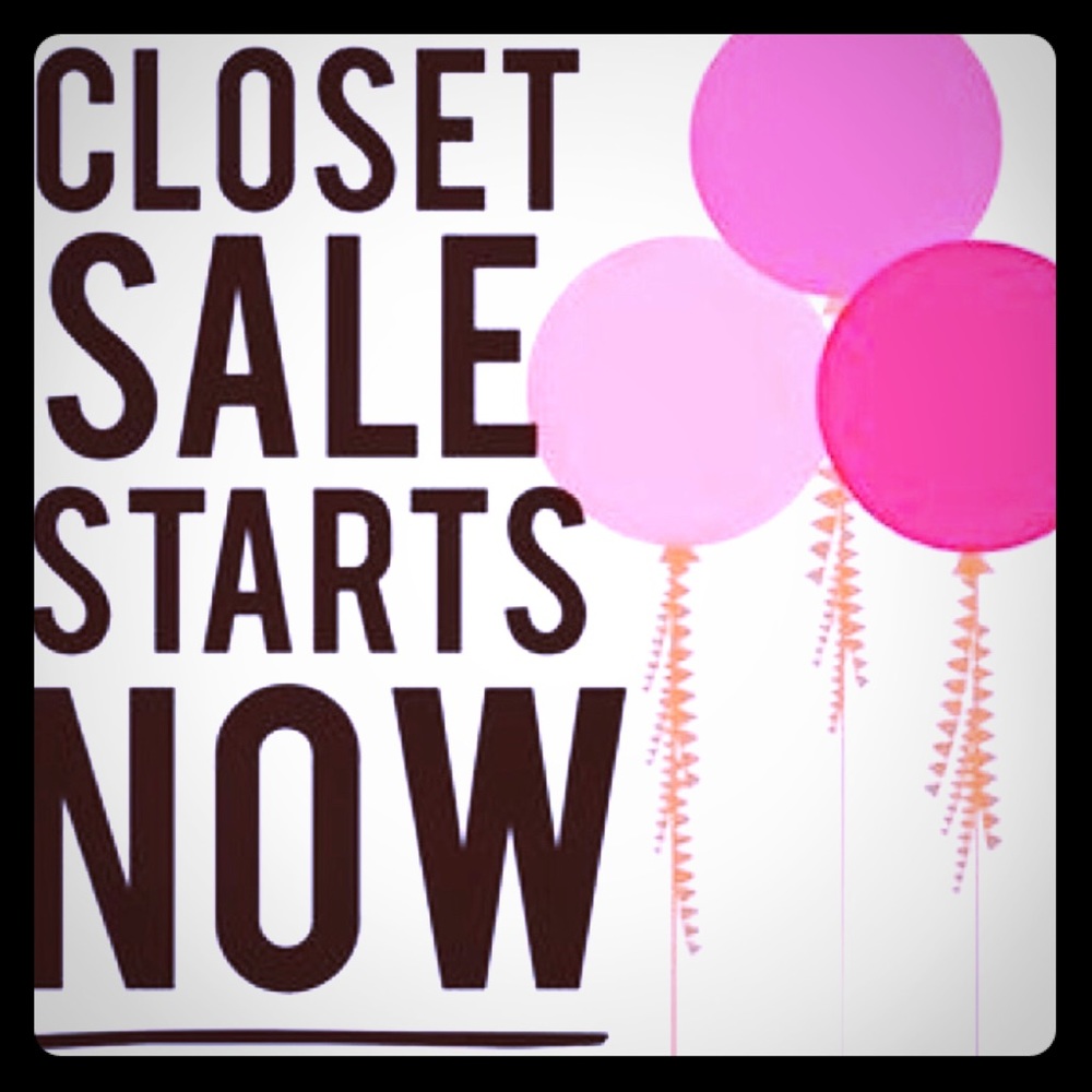 Closet sale!!!!! Everything is marked down 😍😍😍